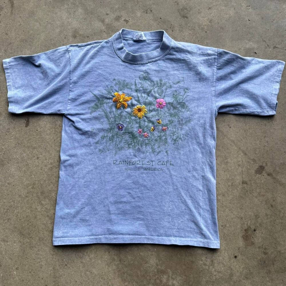 Unbranded Women's Blue and Grey T-shirt